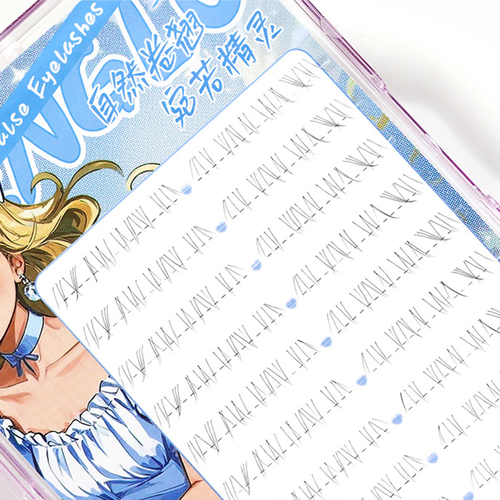 ต่อขนตาล่างแบบ DIY สไตล์เกาหลี ขนตาปลอมบางเบา น้ำหนักเบา กาวติดแน่น ดูเป็นธรรมชาติ สำหรับใช้ในชีวิตประจำวัน