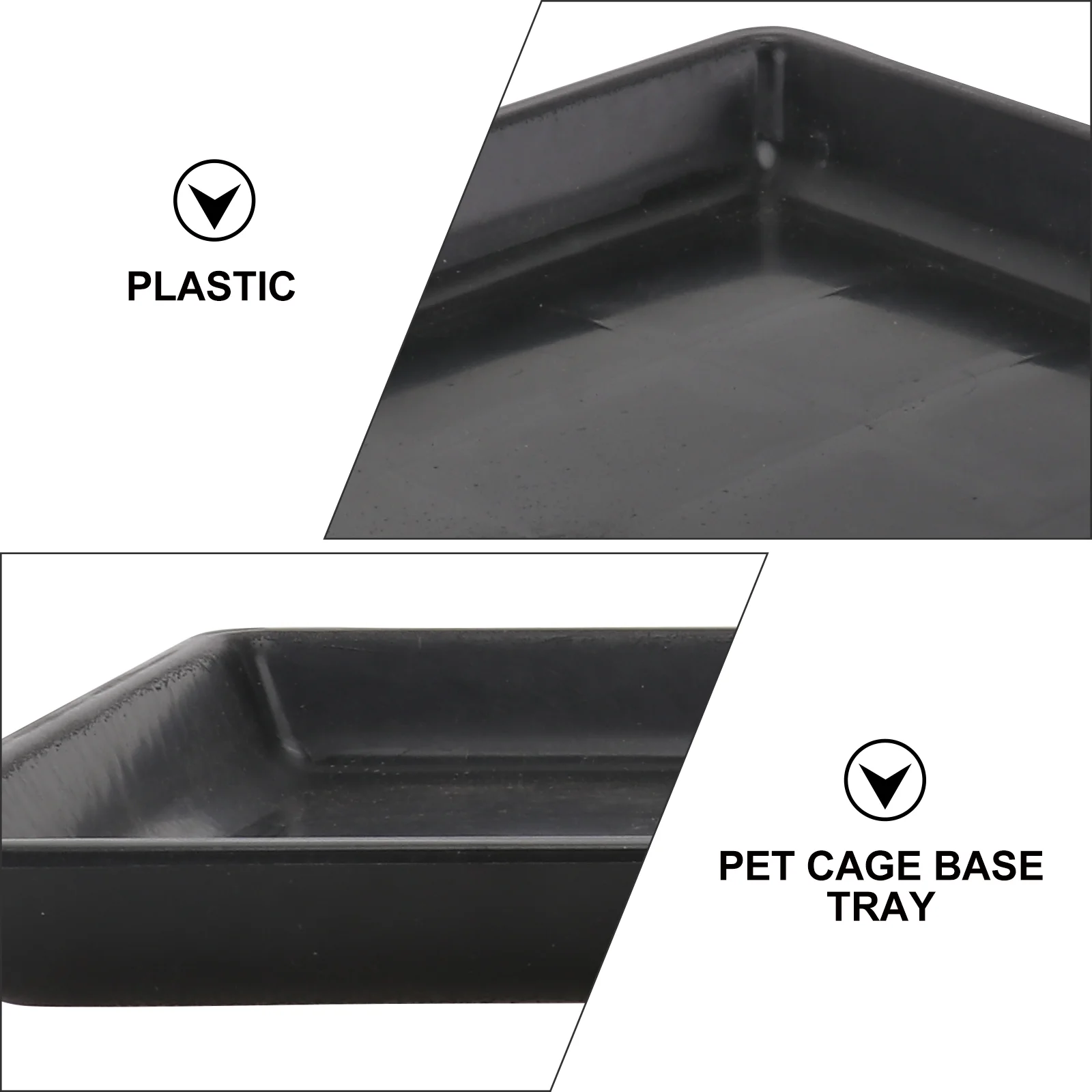 

Dropping Pan Plastic Rabbit Trays Cages Crate Replacement Dog Leakproof Durable Easy Clean Cage Cleaning Tray Plastic Pet Poop