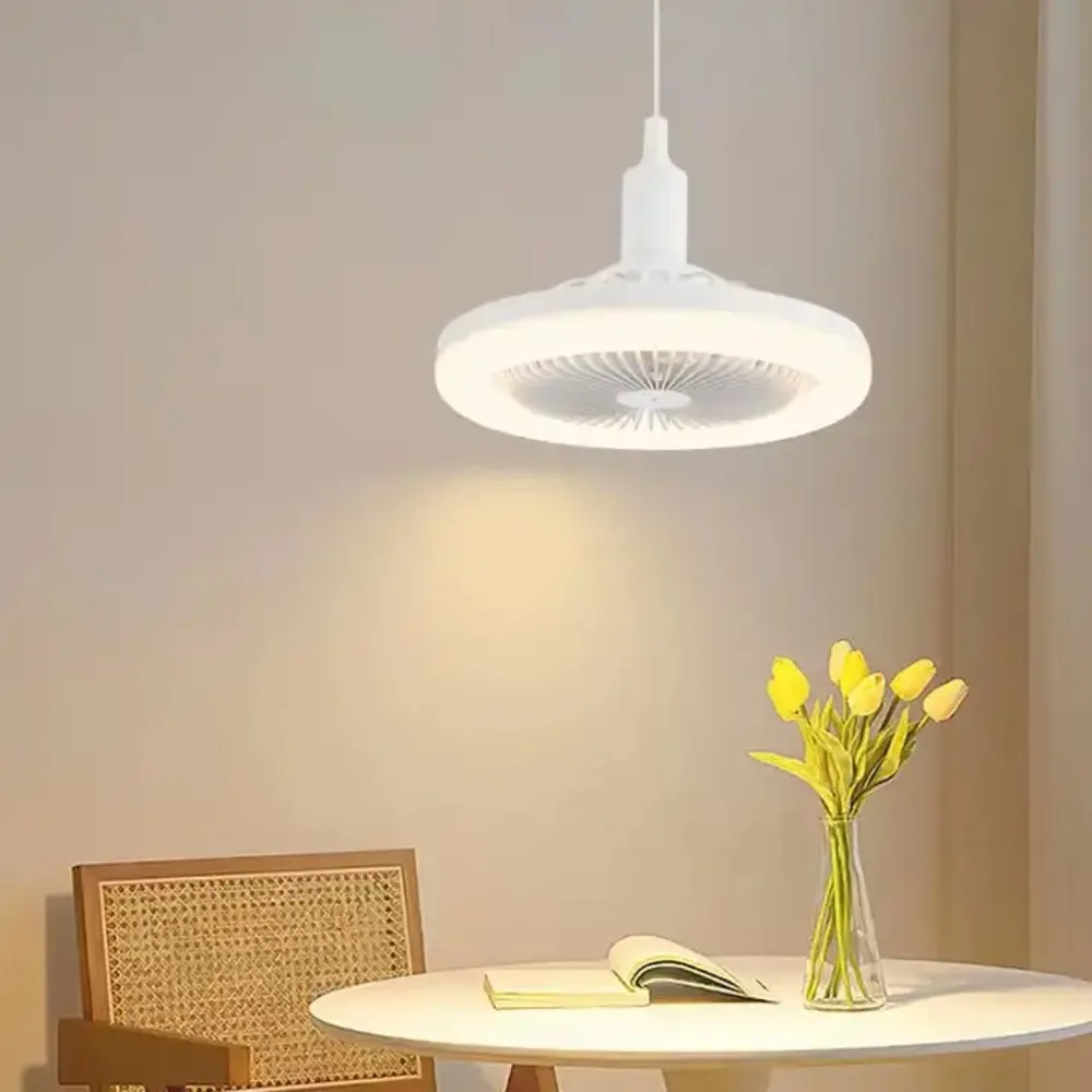 

Ceiling Fans with Remote Control and Light LED Lamp Fan E27 E27 Ceiling Fan Lights LED Electric Fan for Bedroom Living Room