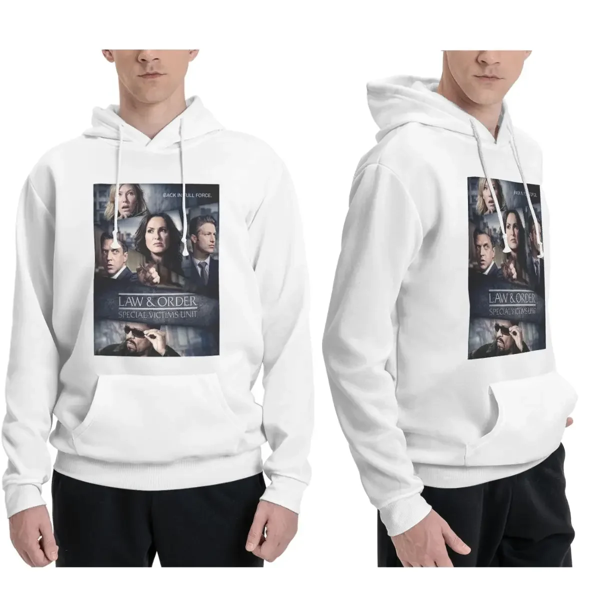 SVU Back In Full Force Hoodies Men Women Casual Pullover Sweatshirts Harajuku Long Sleeve Streetwear Autumn Winter