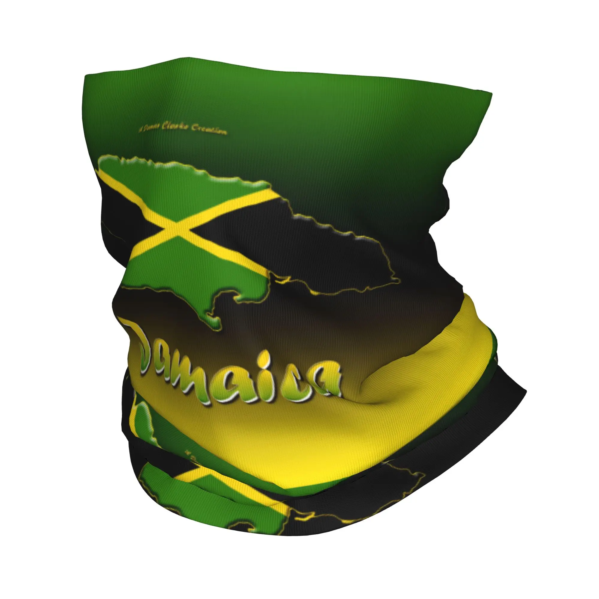 

Jamaica Flag Bandana Funny Cycling Mask Hiking Camping Sun Protection Balaclava Printed Neck Warmer Tactical Mask