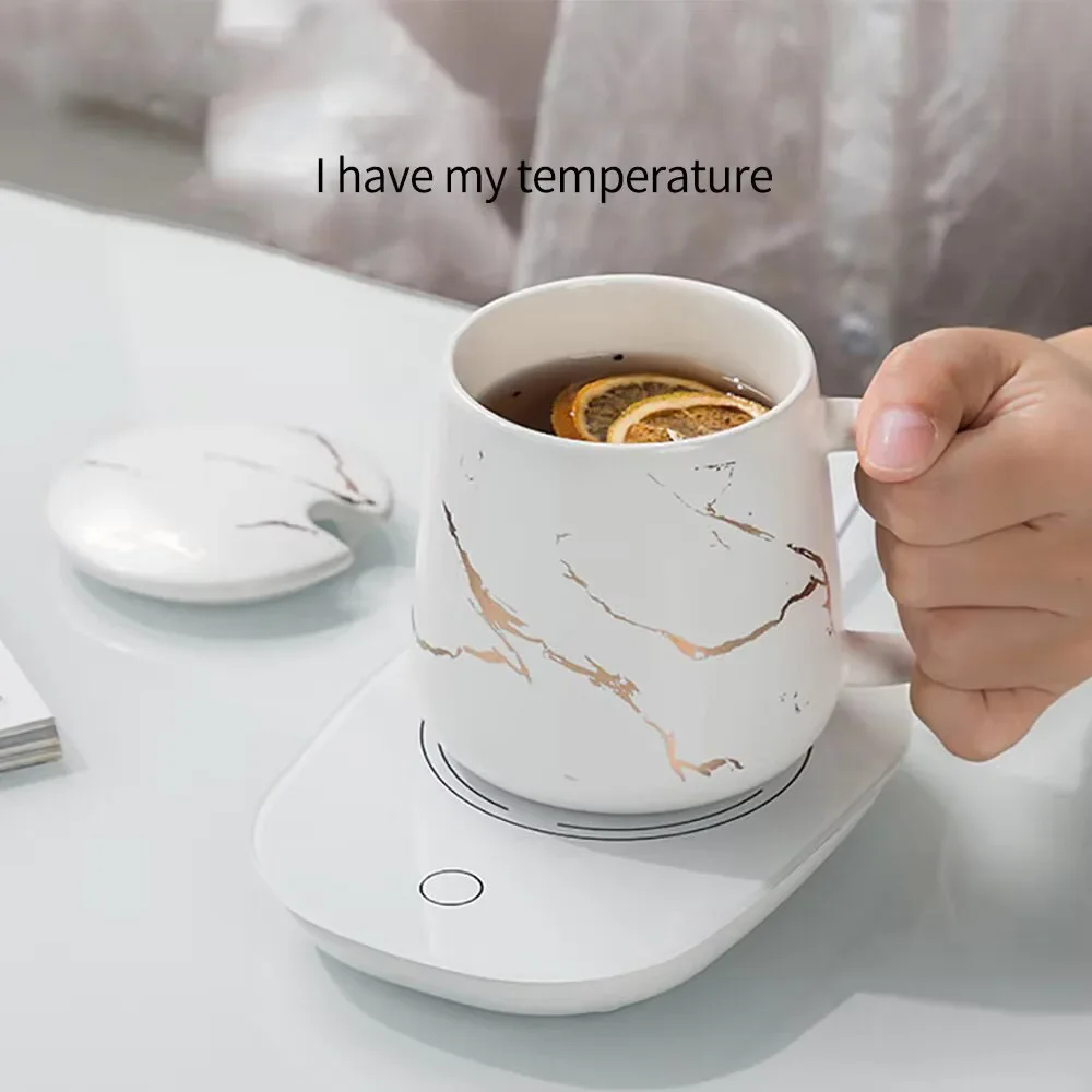 

Smart Thermostatic Coaster, Suitable for Home and Office, Suitable for Hot Coffee, Tea, Milk, Water, Portable and Waterproof.