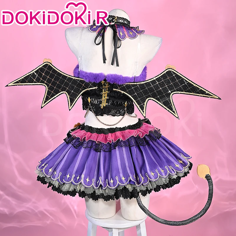 2025 أزياء كوروساوا ديا التأثيرية أنيمي لوف لايف! تأثيري DokiDoki-R هالوين المرأة فستان الشيطان الصغير كوروساوا ديا شعر مستعار تأثيري #2