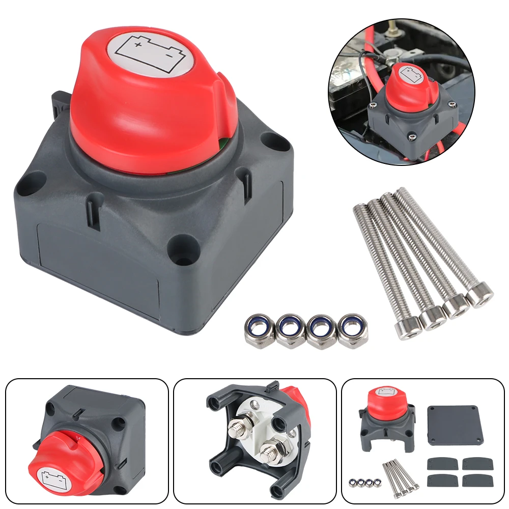 12V 24V 300A 2 and 3 Position Cut Off Switch for VR Camper Boat Car Isolator Disconnect Rotary Switch Battery Disconnect Switch