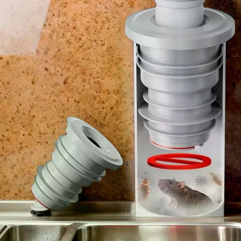 แหวนซีลท่อระบายน้ำในห้องน้ำ ป้ - Drain Pipe Clip บทวิจารณ์และราคา