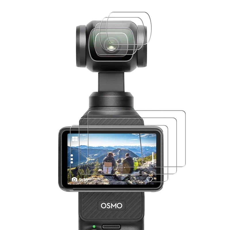 Displayschutzfolie aus gehärtetem Glas für DJI Pocket 4. Kratzfeste HD-Displayschutzfolie für DJI Osmo Pocket 4 Zubehör