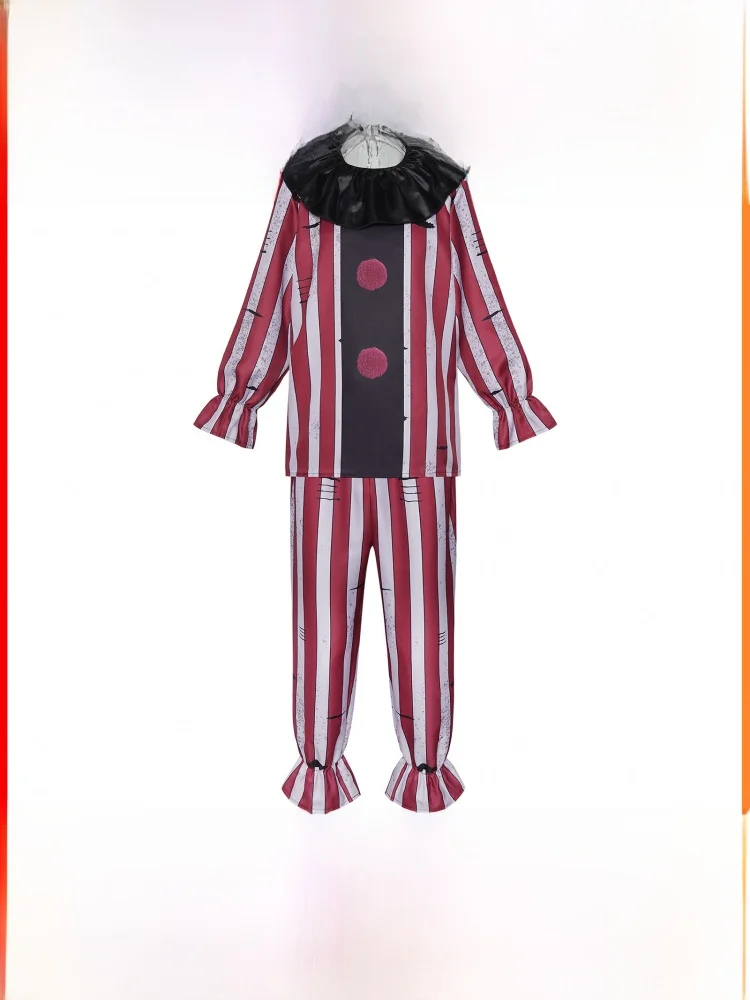 

Nightmare Clown Cosplay Costume Halloween Evil Secondary Role Playing Stage Wear Women's Traditional Clothing Festival