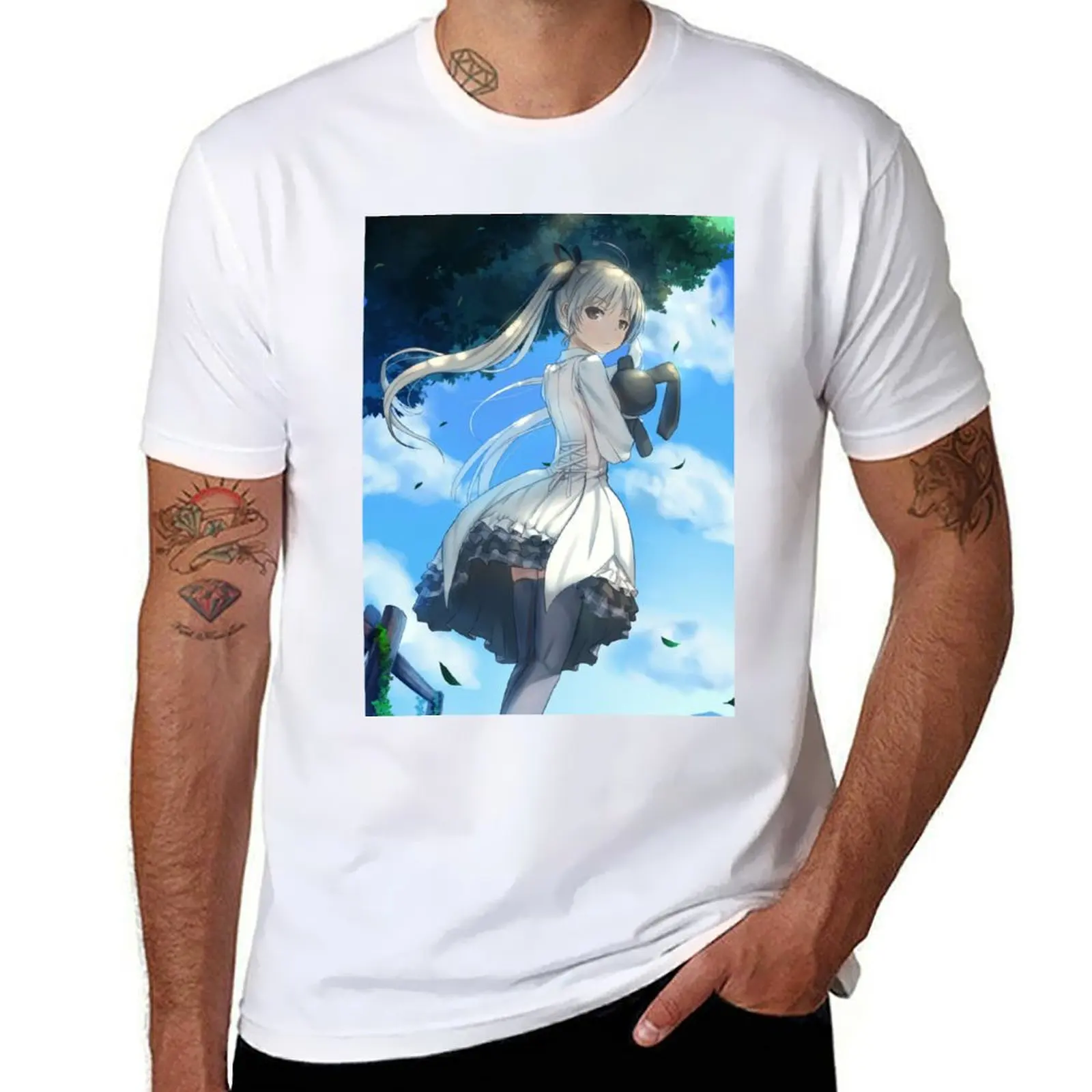 

Yosuga No Sora T-Shirt cotton tshirt 100% man t shirt luxury t shirts for man graphic funny T-shirt