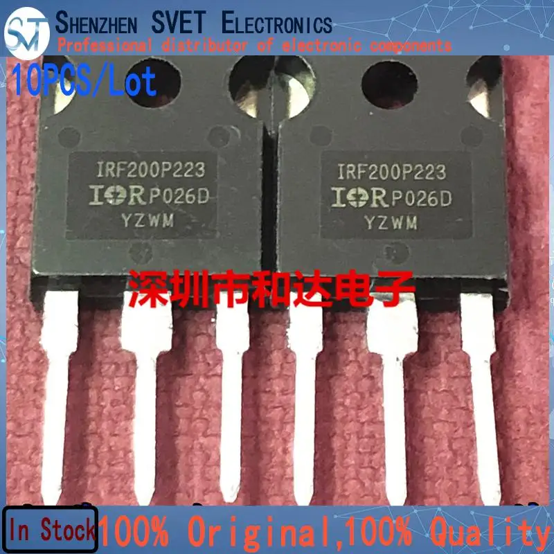 10PCS/lot IRF200P223  TO-247  200V 100A  High Power Triode 100% Original