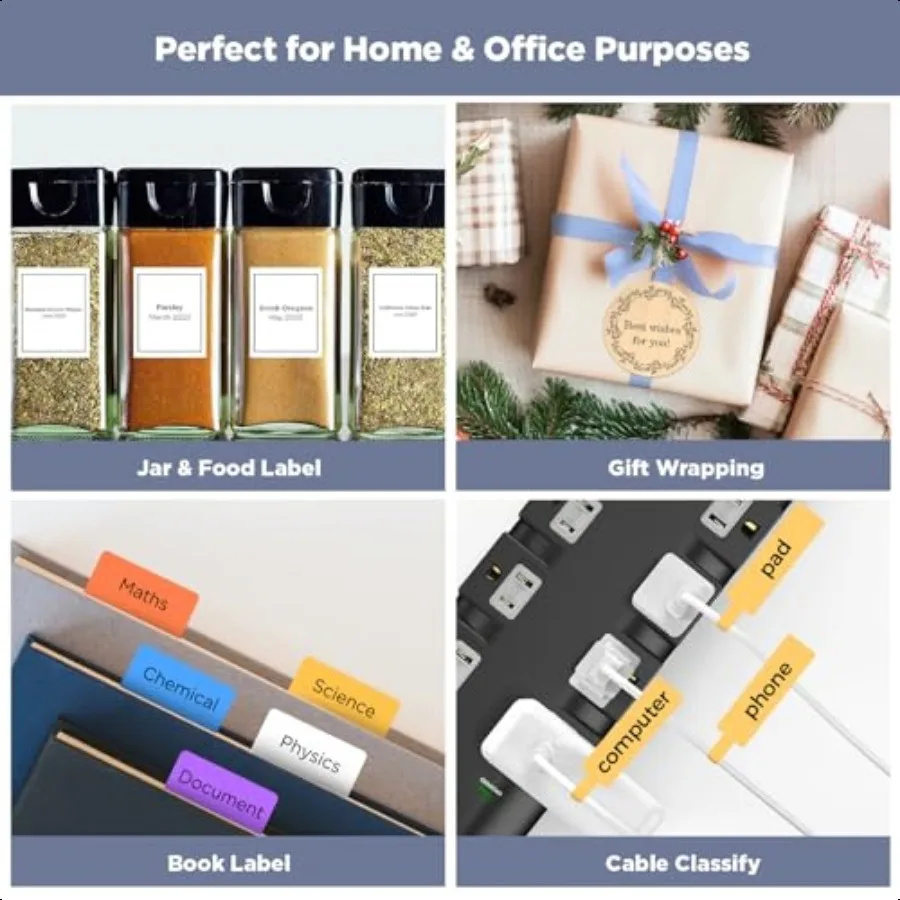 T50M 시리즈 라벨 메이커 테이프 원형 사이즈 2'' 140 라벨 롤 정품 라미네이트 열 라벨 테이프 리필 방수 오일프루프