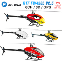 Fly Wing FW450L V2.5 RC Helicopters for 6CH RTF FBL 3D GPS APP Automatic Return w/H1 Flight Control System Christmas Presents