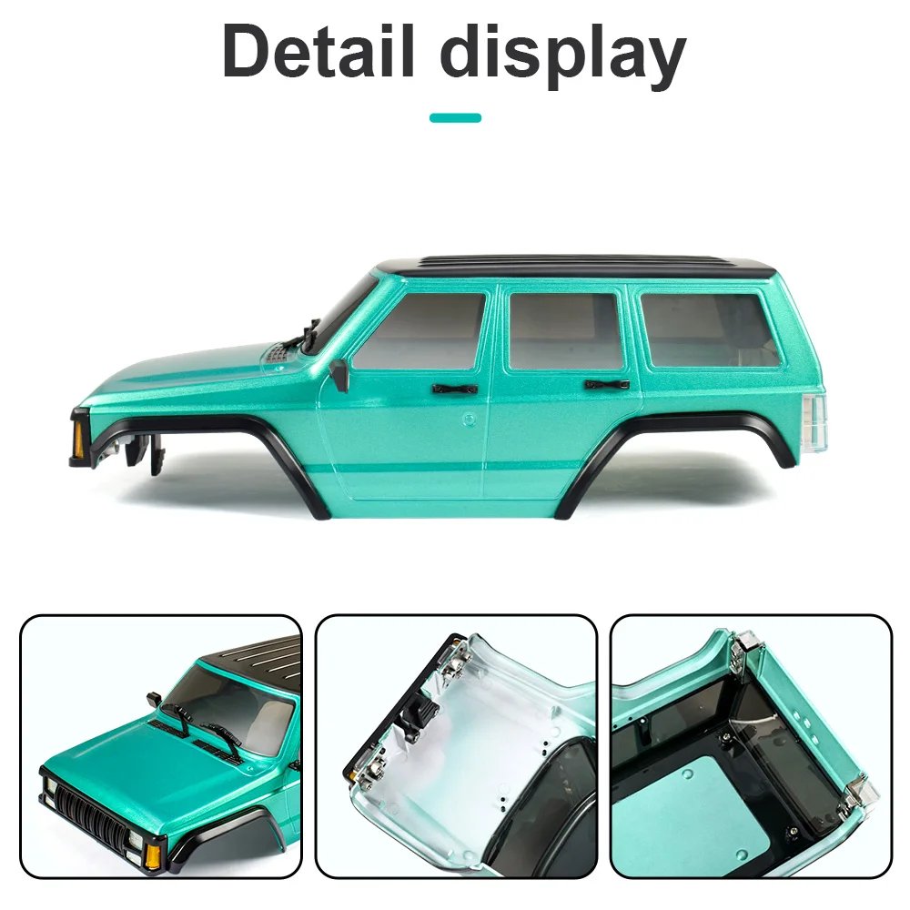 AUSTAR – coque de voiture RC 1:18, boîtier de voiture Jeep pour voiture sur chenilles 1/18 RC, pièces de mise à niveau originales