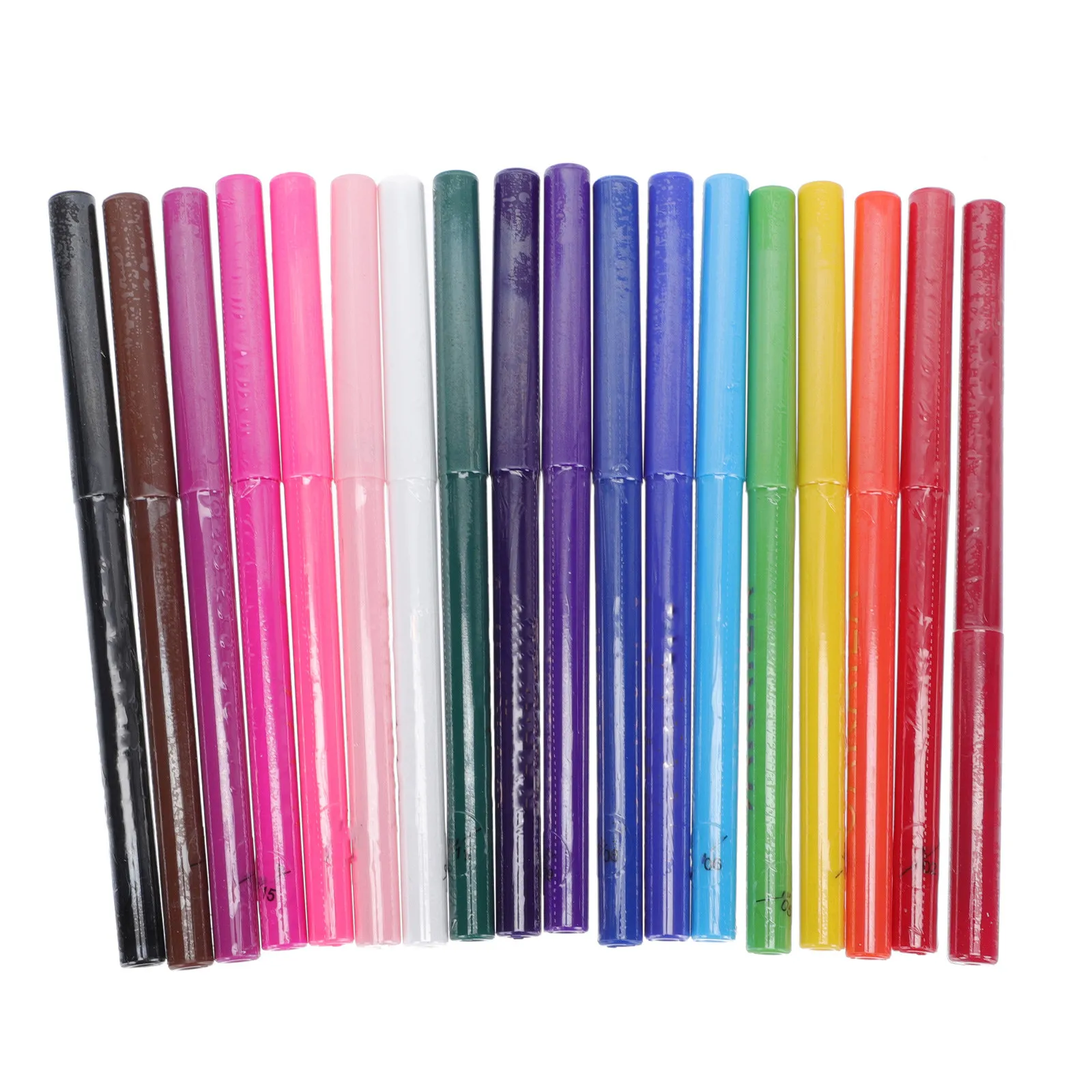 Ensemble d'eye-liners colorés, 18 pièces, crayons de maquillage pour les yeux, lisses et durables, pour un usage quotidien, pour salon de beauté, conception Portable