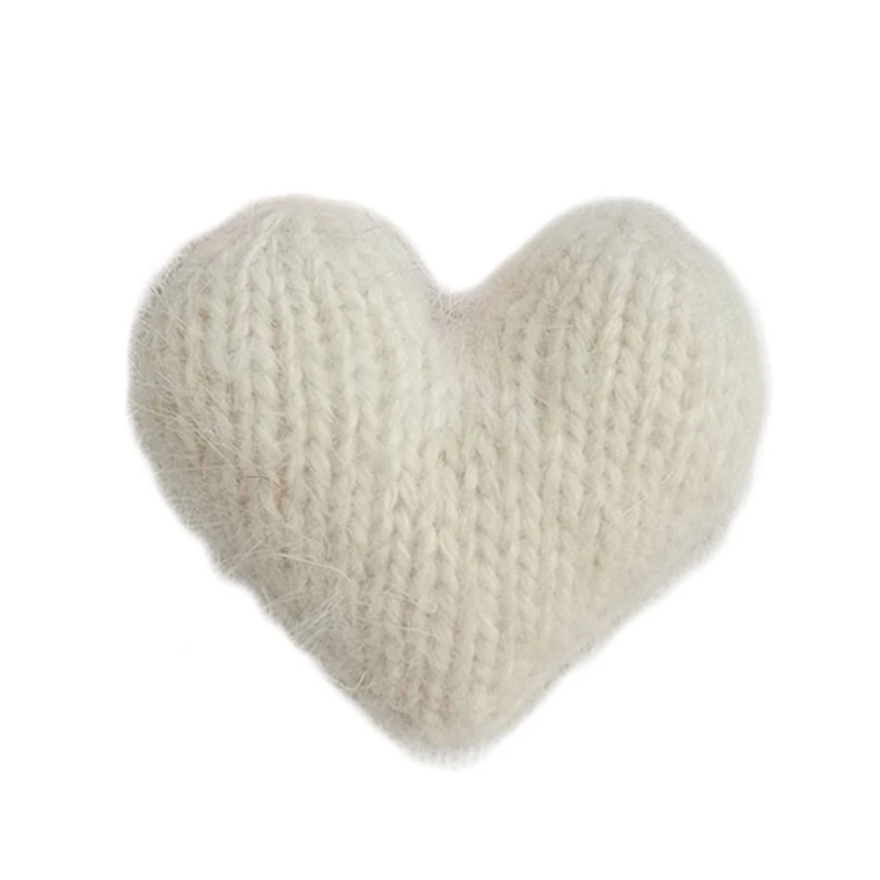 

Baby Photography Props Mohair Love Heart Posing Decors Month Shower Party Supply