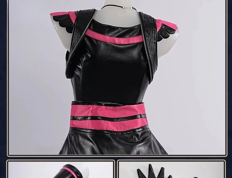 

Douluo Dalu Xiao Wu Cosplay Costume Anime Warrior Outfit Black Rabbit Battle Suit Halloween Carnival Party Cosplay Full Set HCos