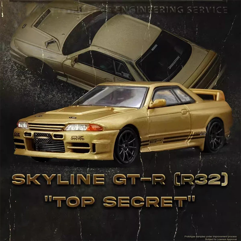 

Модель автомобиля INNO 1:64 SKYLINE GT-R R32 из сплава, коллекционная, сувенир, украшение, подарок, для демонстрации