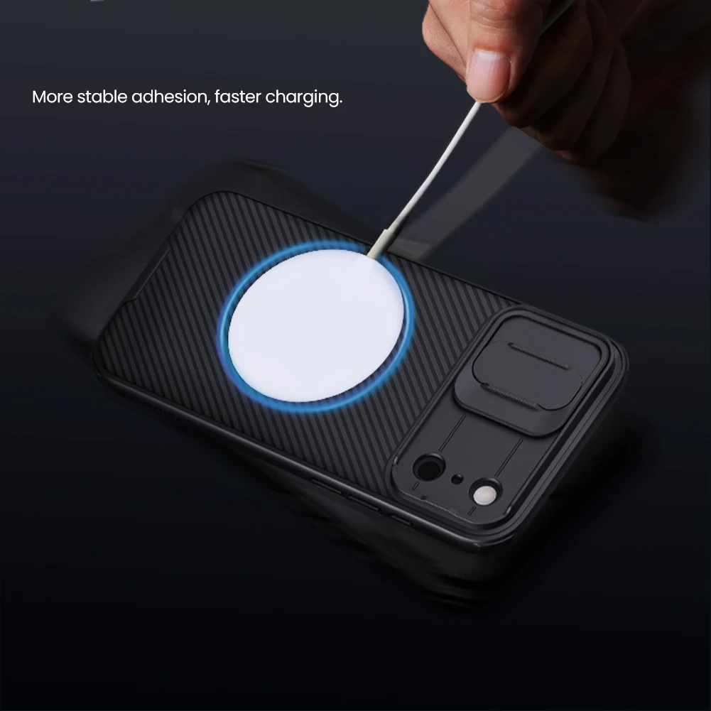 

Nillkin For iPhone 17 Pro Max / 17 Air Magnetic Case CamShield Pro Charging Magsafe Slide Camera Cover Protection For iPhone 17
