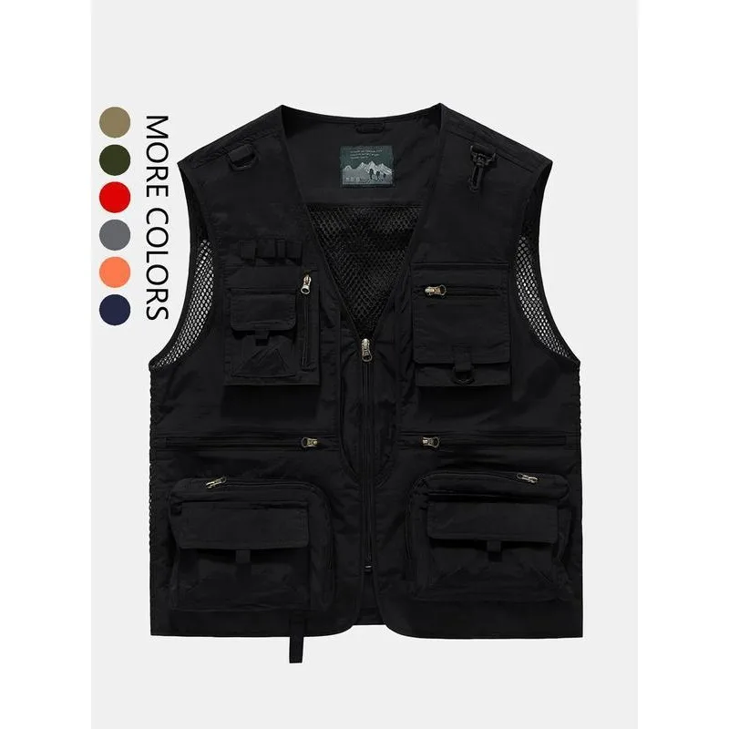 

Quick Dry Mesh Vest Men's Inner Wear Regular Fit Warmth Citywalk Style Vest Breathable Lightweight Fast Drying Backless Top