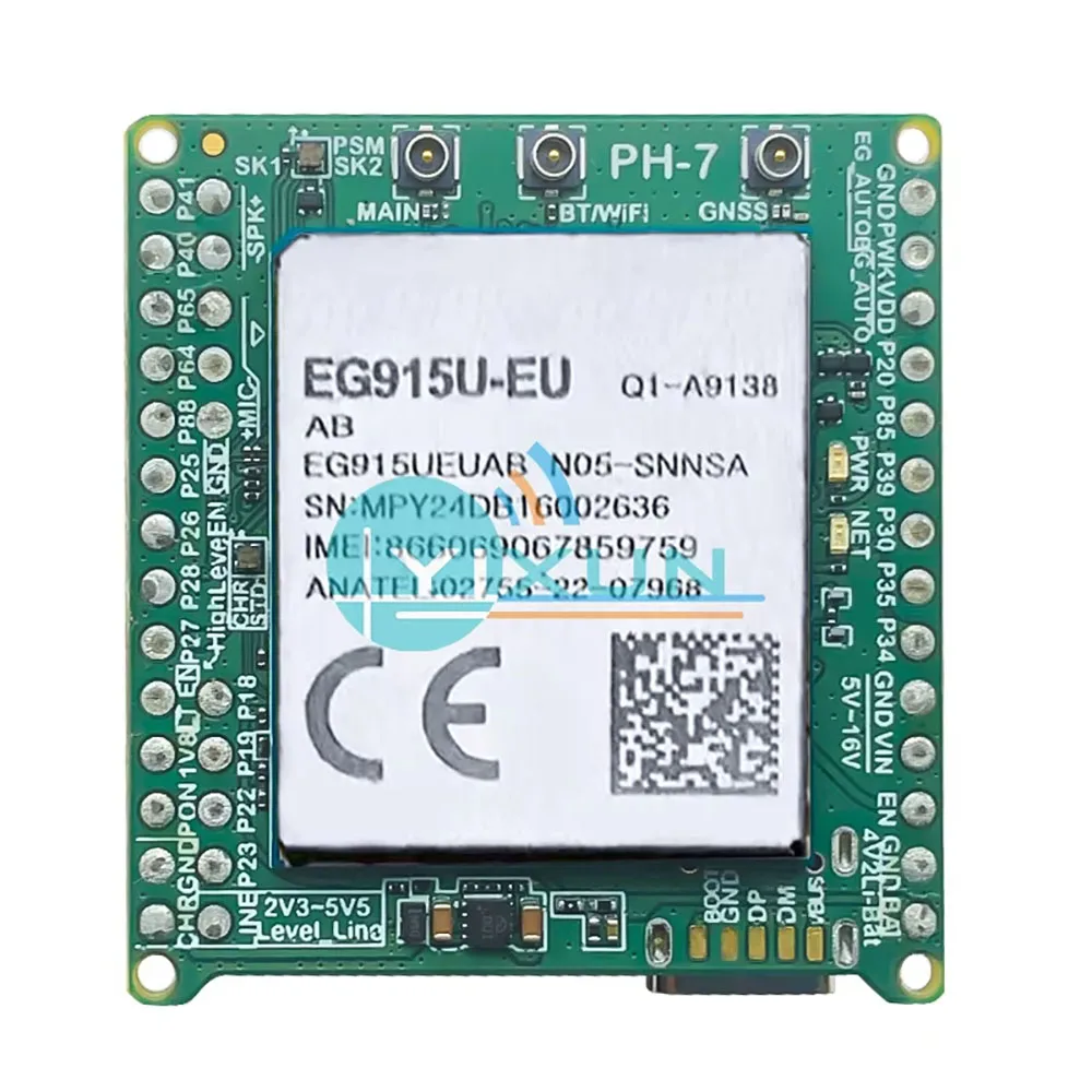 EG915U-EU Core Board LTE Cat1 Module GNSS Receiver Open Python Band B1/3/5/7/8/20/28 GSM B2/3/5/8 800/900/1800/1900MHZ
