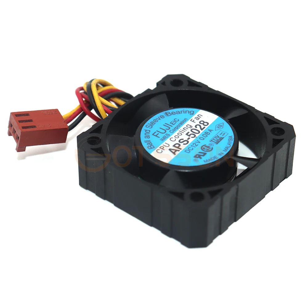 Ventilador UC Original 4012, 4CM, F412R-12MB-24, cc 12V, potencia de CPU, 3 cables