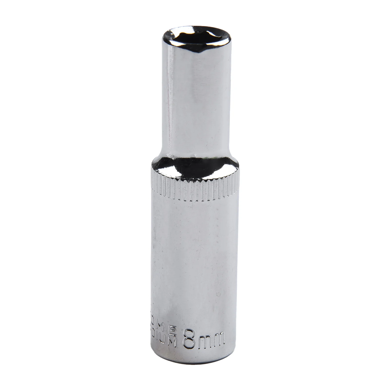 New Practical Deep Socket Hex Socket Drivers 63mm 8-24mm Deep Socket Adapter Hex Socket Silver Socket Wrenches