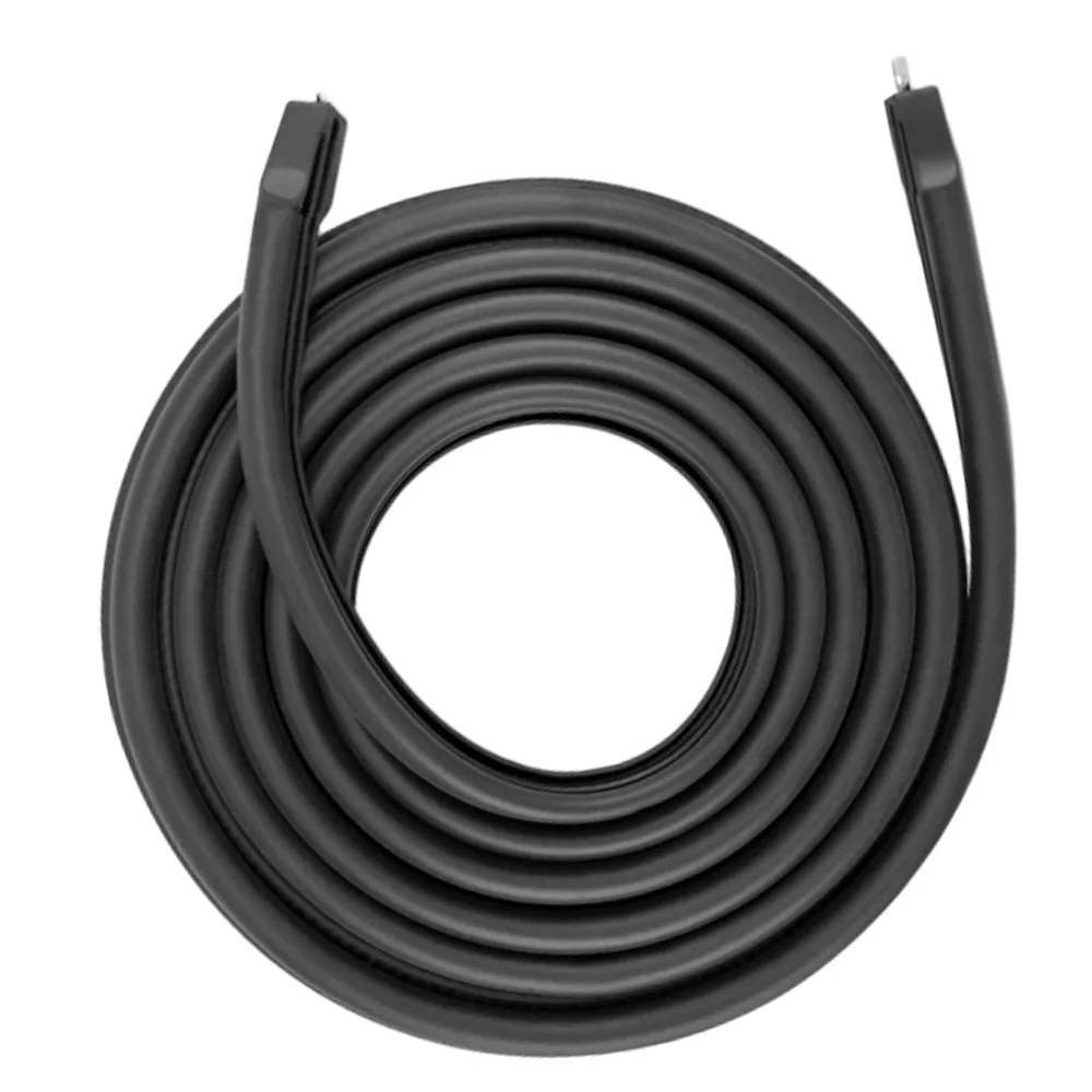 Sello de Goma para Puerta de Cabina Kenworth T600 T800 W900 K207-482, 133 Pulgadas, Negro