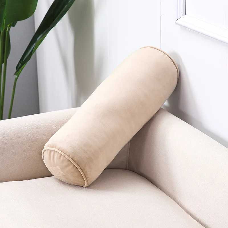 Milk Velvet Side Sleeping Cylindrical Body Pillow Waist and Neck Protection Cushion Super Soft Long Pillow for Autumn and Winter