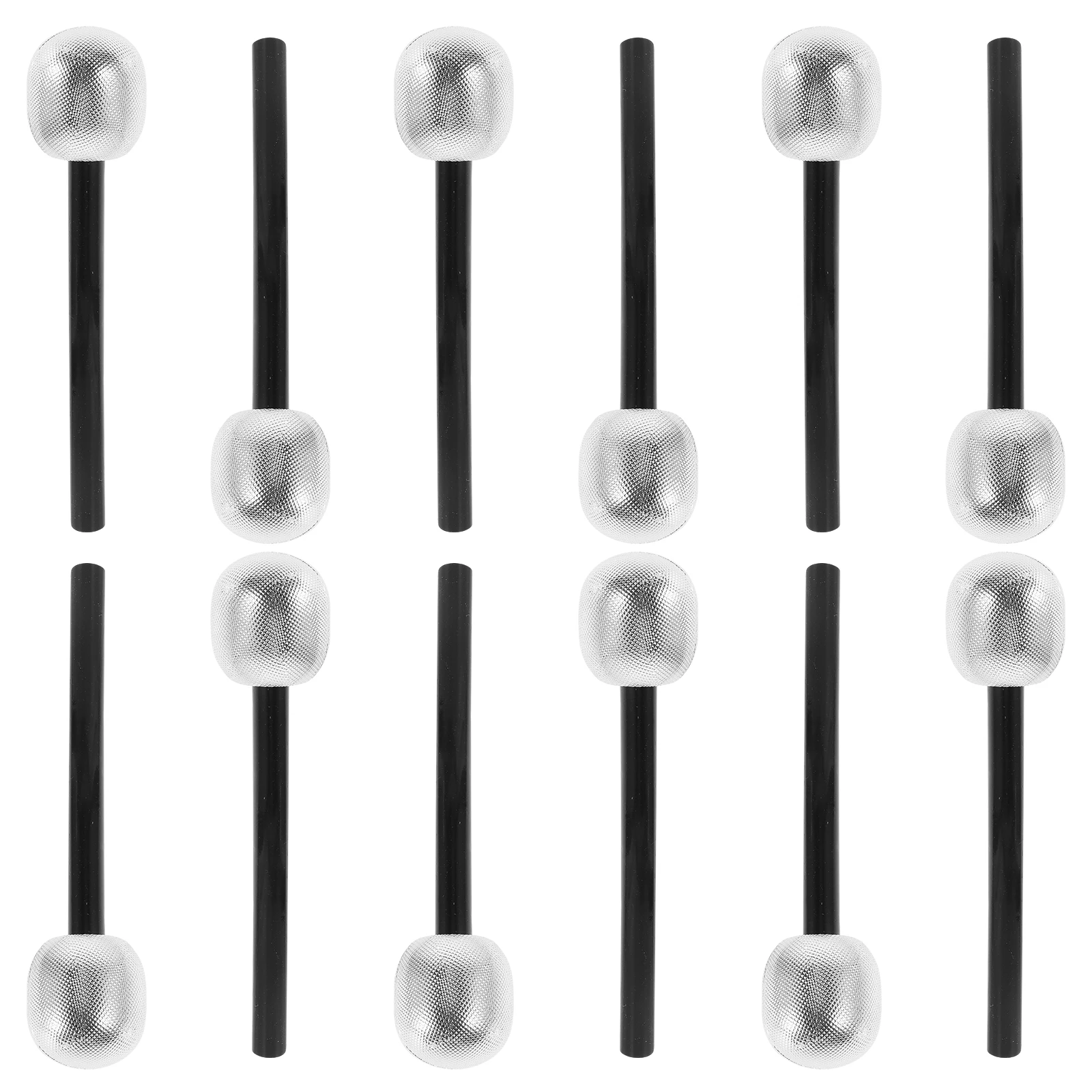 

12Pcs Fake Microphone Prop Realistic Simulation Stage Performance Party Cosplay Props Pretend Play Microphone Party Cosplay Prop