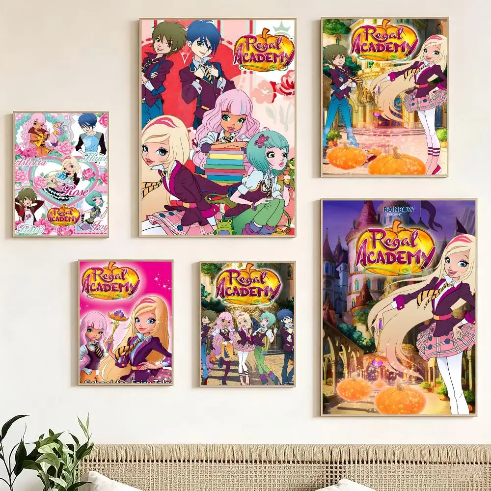 Cartoon R-Regal Academy Poster Print Painting Home Decor for Bedroom Living Room Hallway