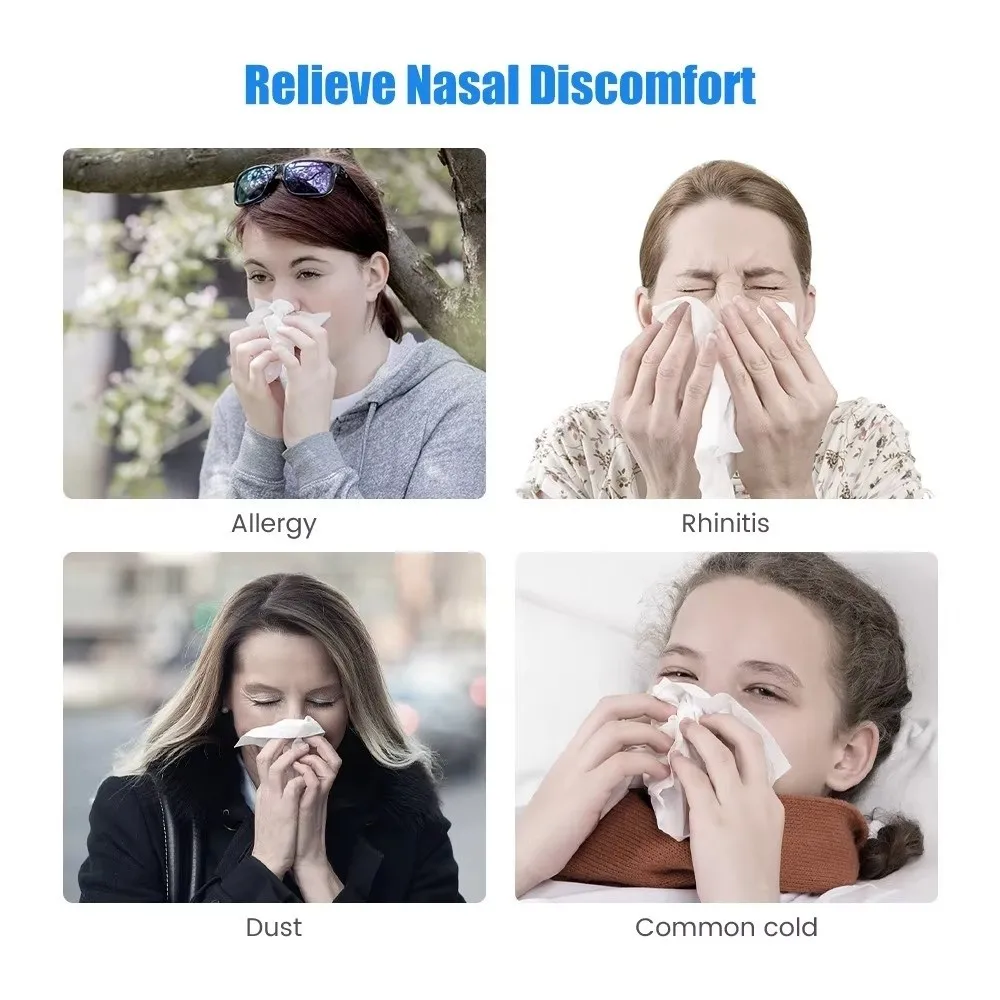 250ml Nasenspülflasche Nasenspüler Nasenspülgerät für den Heimgebrauch Nasensauger zur Vermeidung von Allergischer Rhinitis für Erwachsene und Kinder Neti Pot – Detail 3