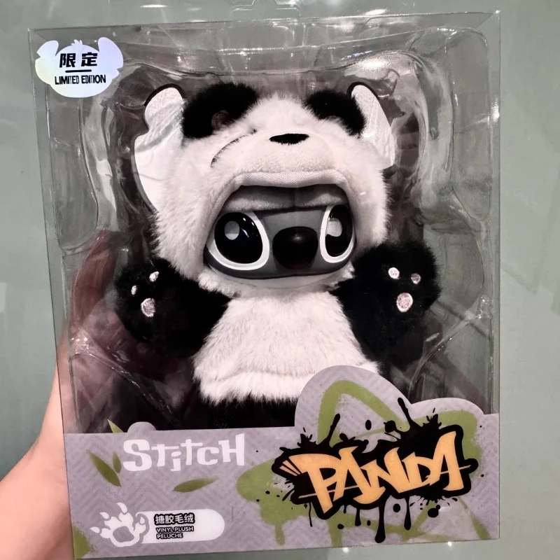 Stitch GenZ Street Series Panda vinilo felpa tarjeta colgante lindo Stitch Anime figura sorpresa bolsa colgante recoger llavero juguete para regalo