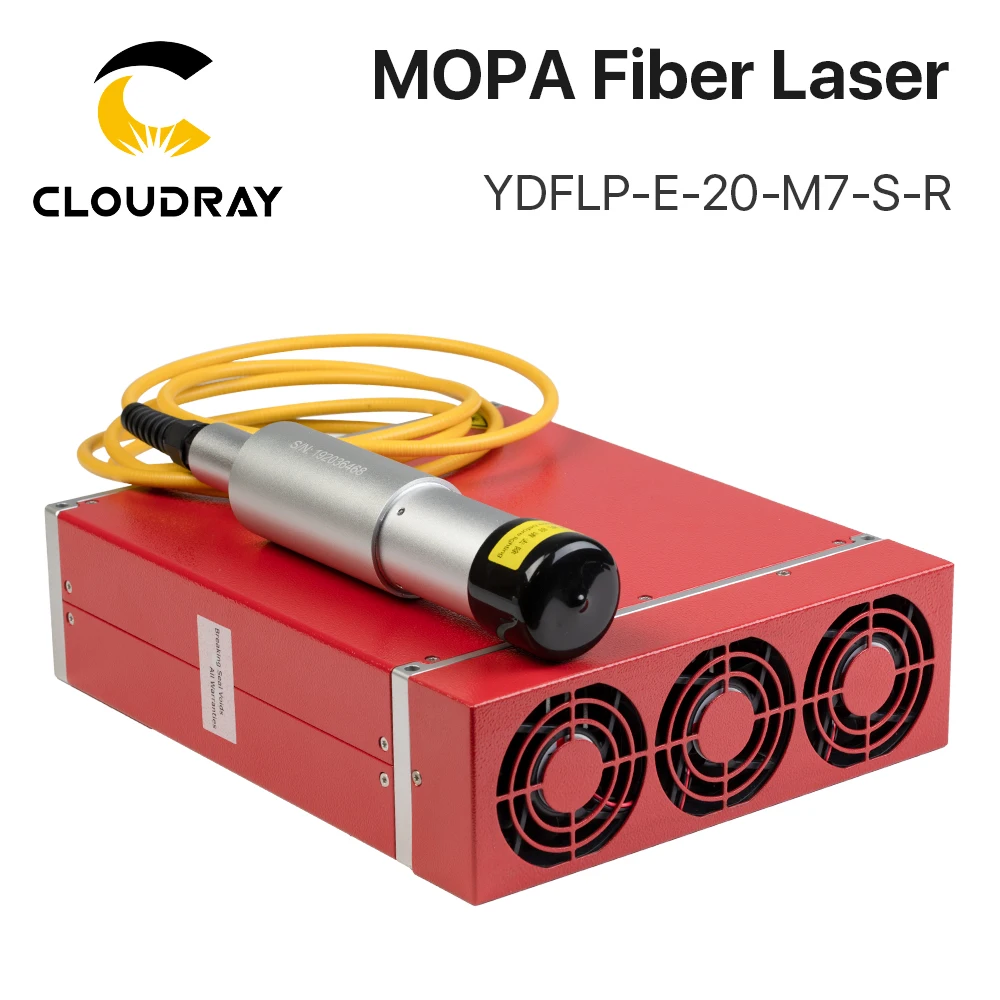 Cloudray JPT YDFLP-E-20-M7-S-R MOPA Pulse Width Fiber Laser Module 20W With Red Dot High Quality for Fiber Laser Machine