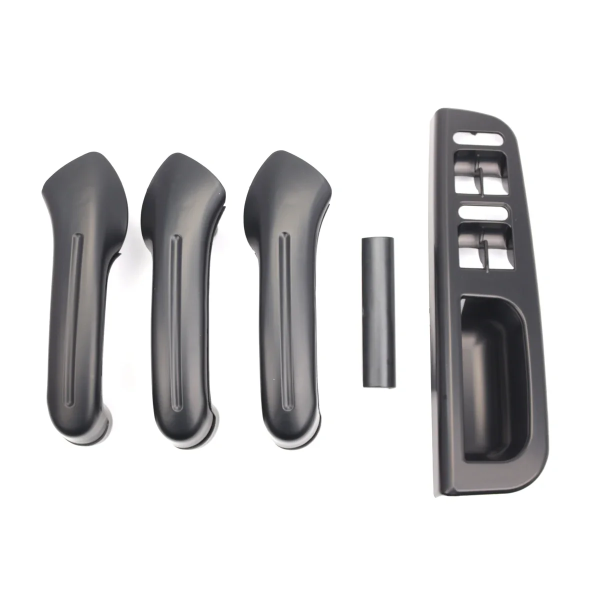 5PCS Black Car Interior Door Pull Grab Handle Kits For VW Bora Golf 4 MK4 Jetta 1999 2000 2001 2002 2003 2004 3B2867171E RHD