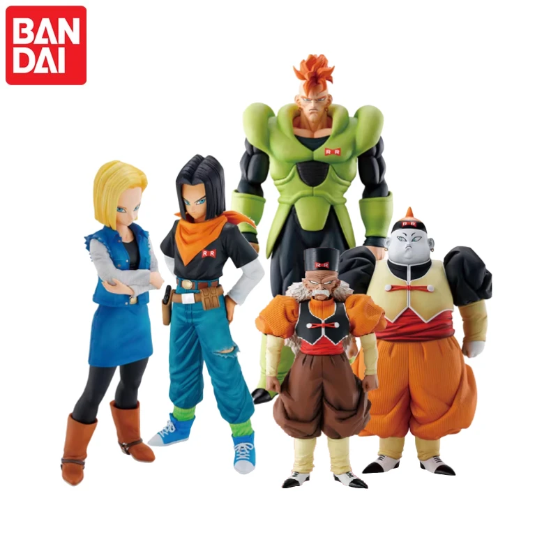 In Stock! 100%Original Dragon Ball Bandai Ichiban Kuji The Horror of Androids ANDROID No.16 17 18 19 20 Anime Figure Toys Model