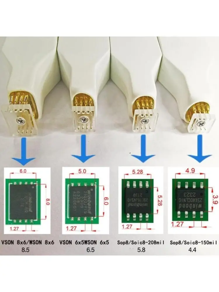 652F Sop8 Download Burn Write Probe Spring Needle SOP8 Chip Flash Burners Cable