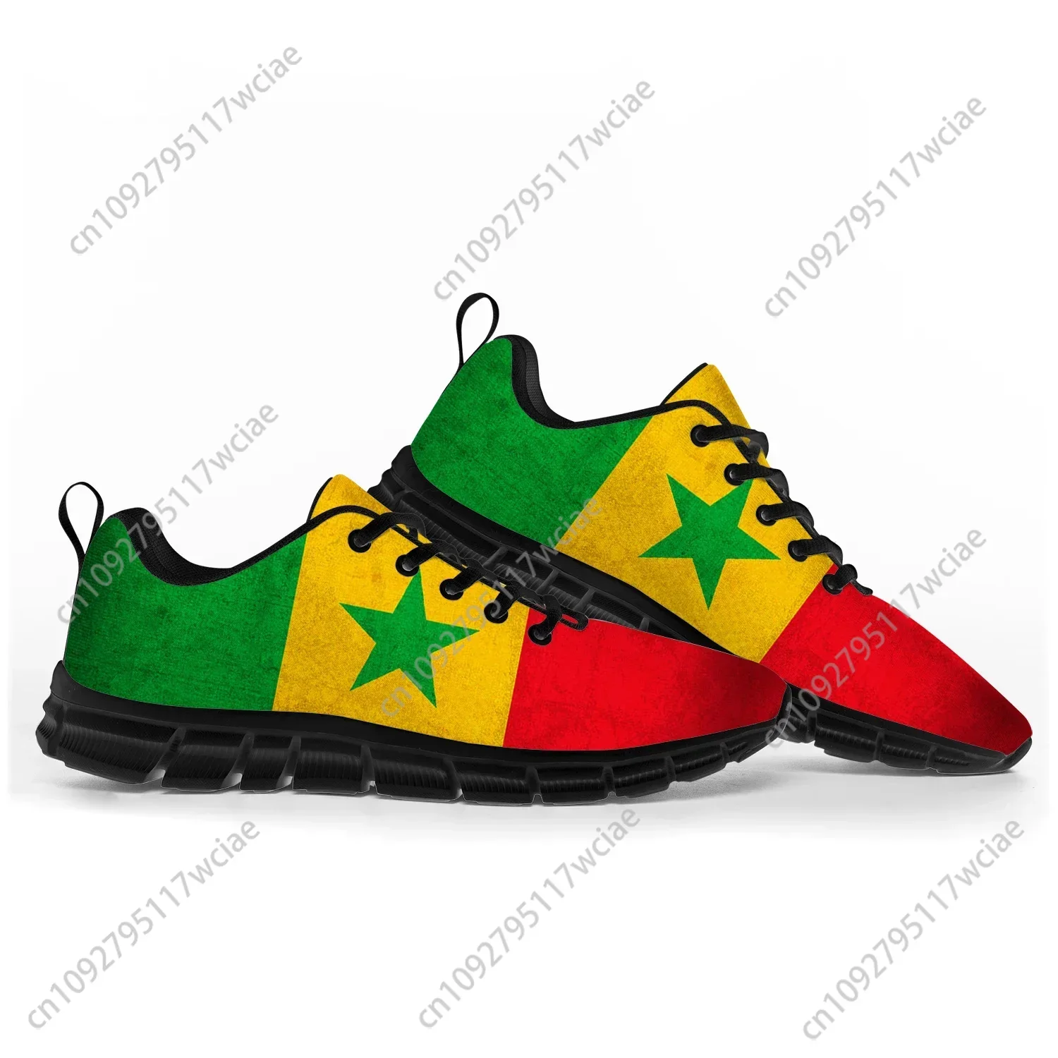 

Senegalese Flag Sports Shoes Mens Womens Teenager Sneakers Senegal Casual Custom High Quality Couple Shoes
