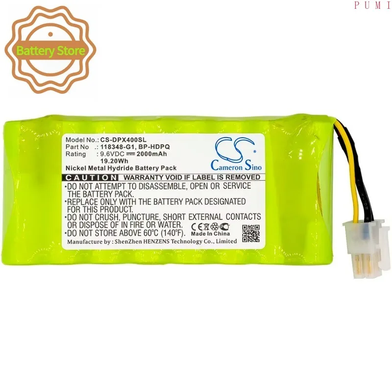 CS Replacement Battery for Gossen Metrawatt,Dranetz MAVOWATT 230,MAVOWATT 240,MAVOWATT 270 PN:BP-HDPQ 2000mAh / 19.2Wh