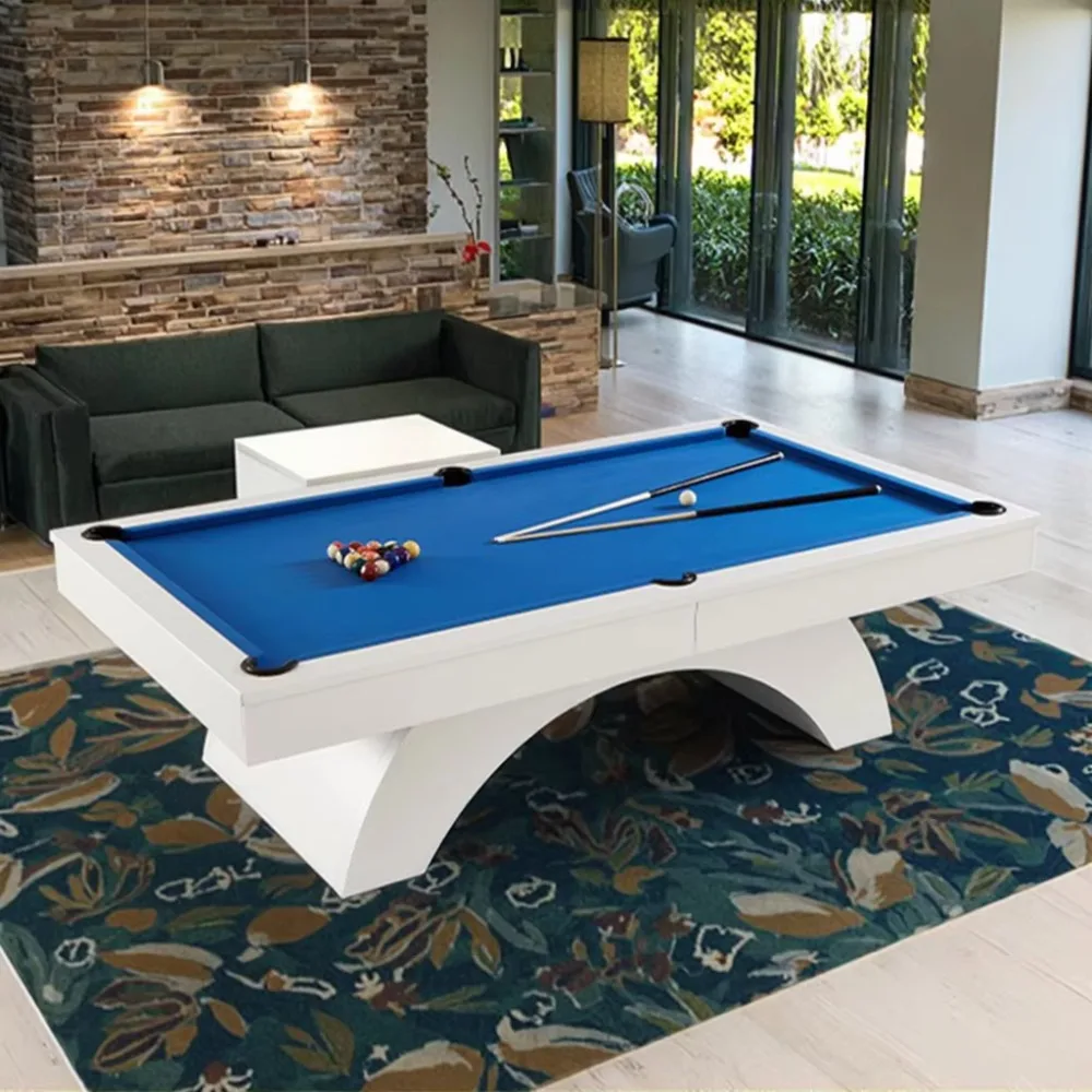 Professional Modern 9 Feet United Pool Table Snooker Billiard Slate Top Custom Solid Wood Rubber Ball Return Feature Included