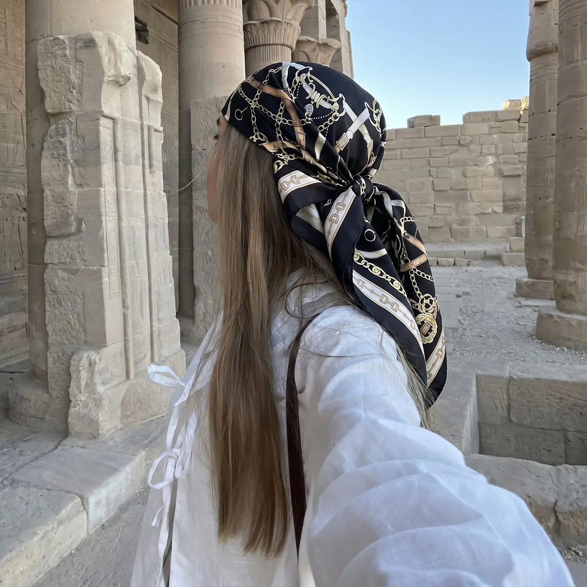 Fashion Paisley Print Silk Hairbands Scarf Women 2026 New Elagant Bandana Neck Kerchief Head Bands Foulard Female Scarfs