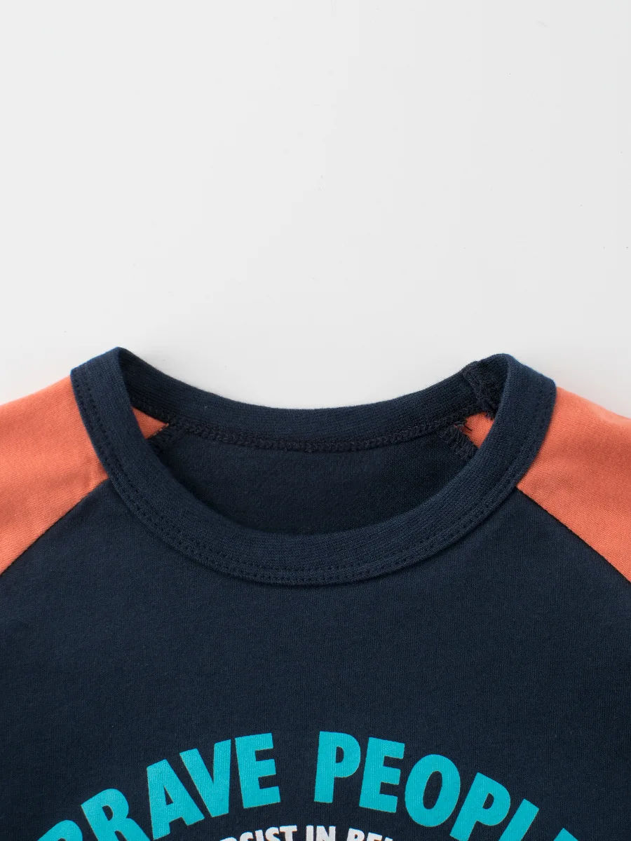 الأطفال الصيف وصول جديد ملابس الأطفال ملابس الصيف المطبوعة قصيرة الأكمام تي شيرت الأولاد راجلان كم قاعدة طبقة