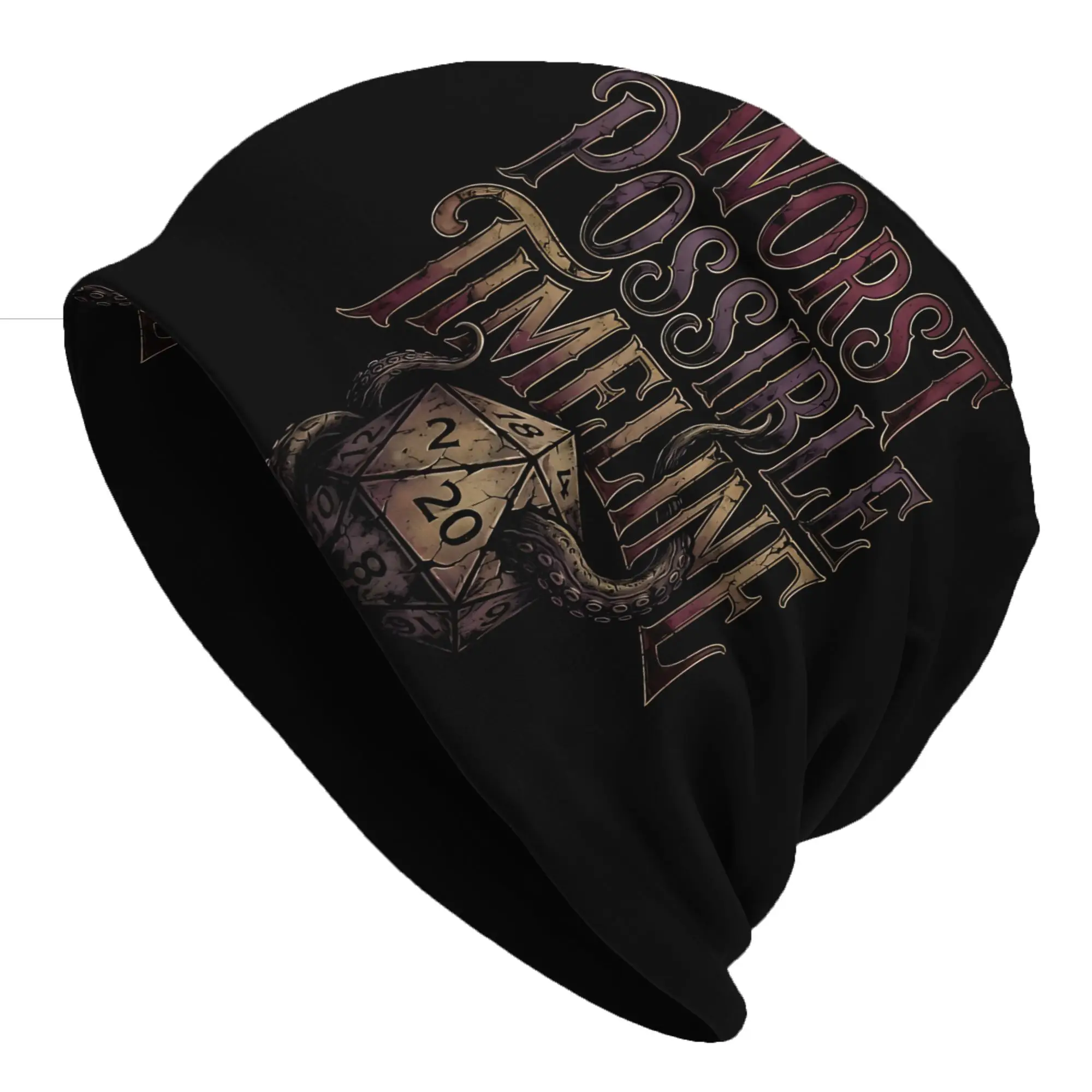 Autumn Styles Bonnet  Baldur Gate Men Women's Thin Hat  Worst Possible Timeline Fall Cap Design Skullies Beanies Caps