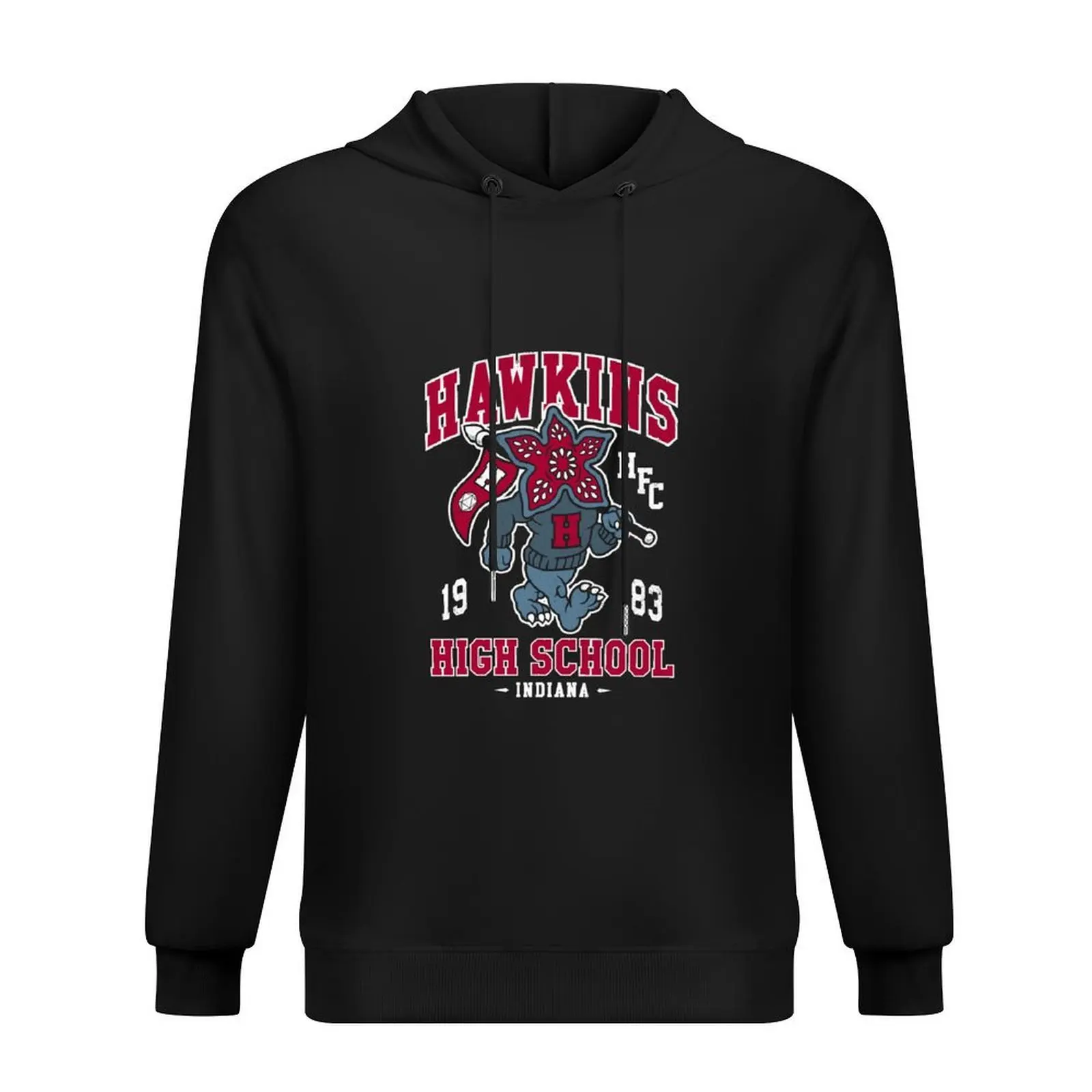 

Hawkins High School - Vintage Distressed Creepy Cute College Mascot Hoodie men wear graphic t shirts men tracksuit men