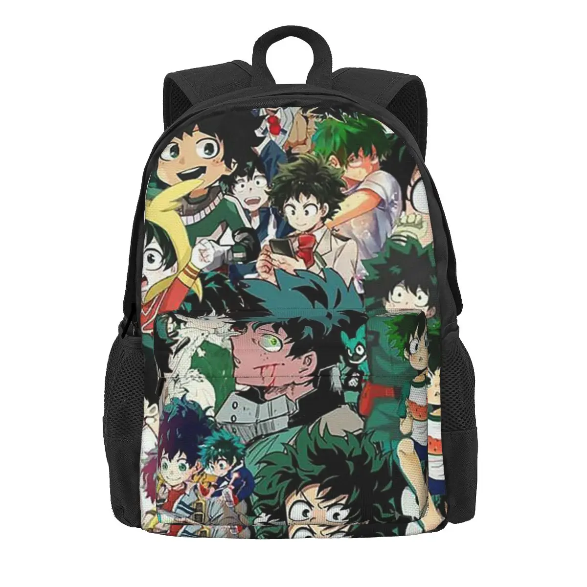 My Hero Academia-Mochila 3D informal para mujer, bolso de hombro para ordenador portátil, para estudiantes, Boku No Hero Academia