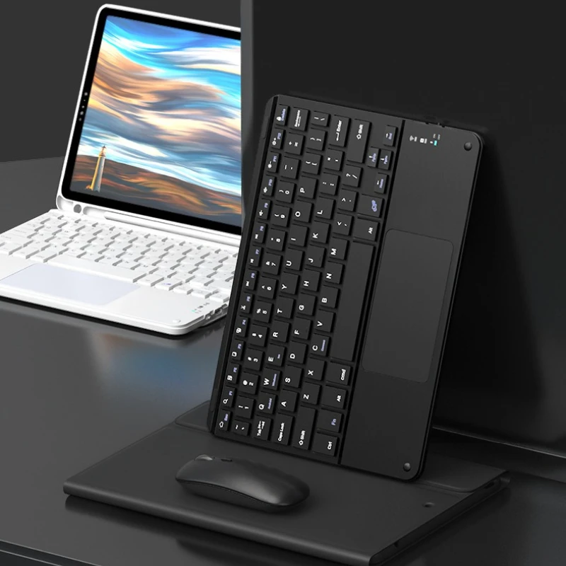 Touch Bluetooth Keyboard for IPad Mobile Phone Tablet PC Rechargeable Magnetic Keyboard Silent Office with Touchpad Gamer Gifts