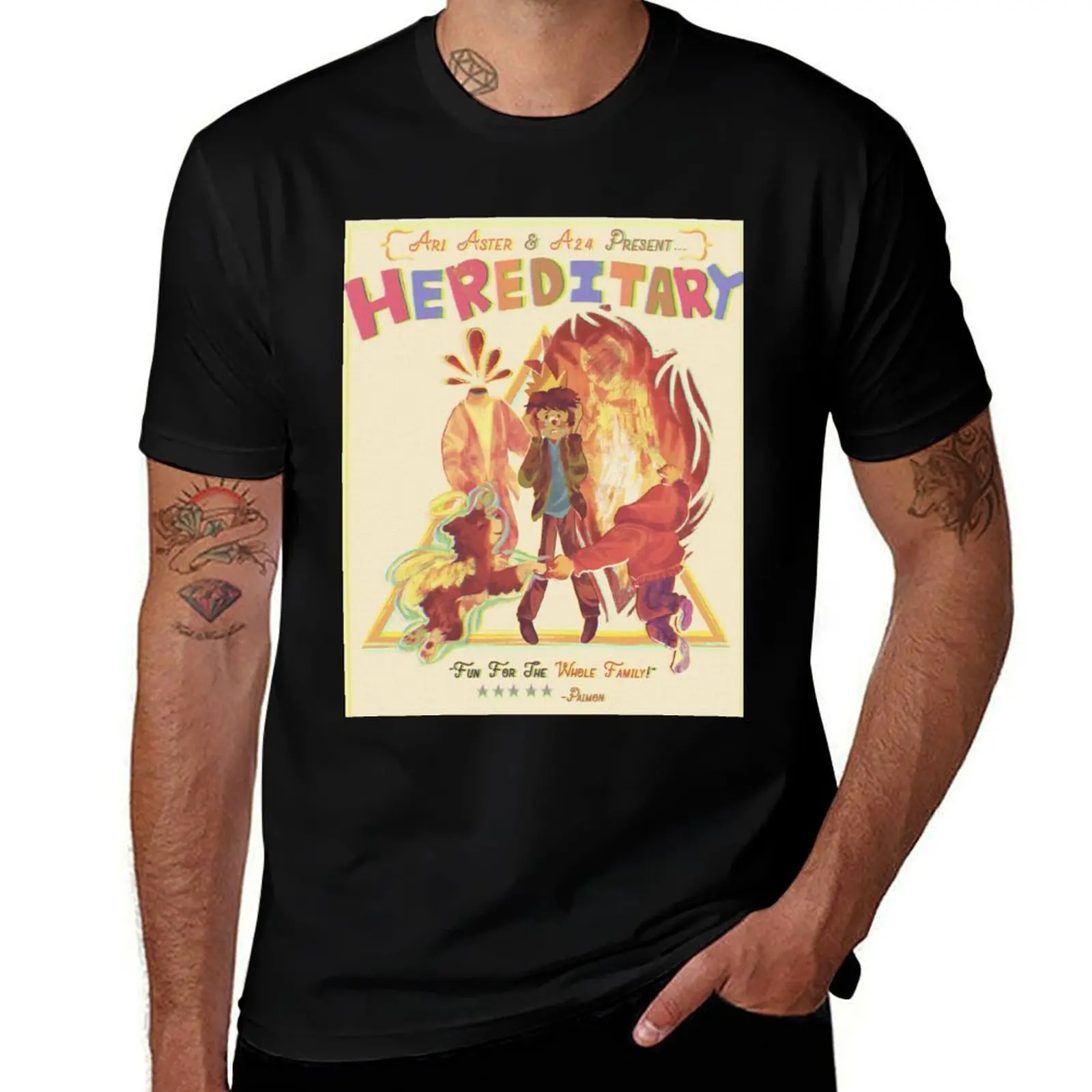 Hereditary Poster T-Shirt t shirts for man cotton T-Shirt