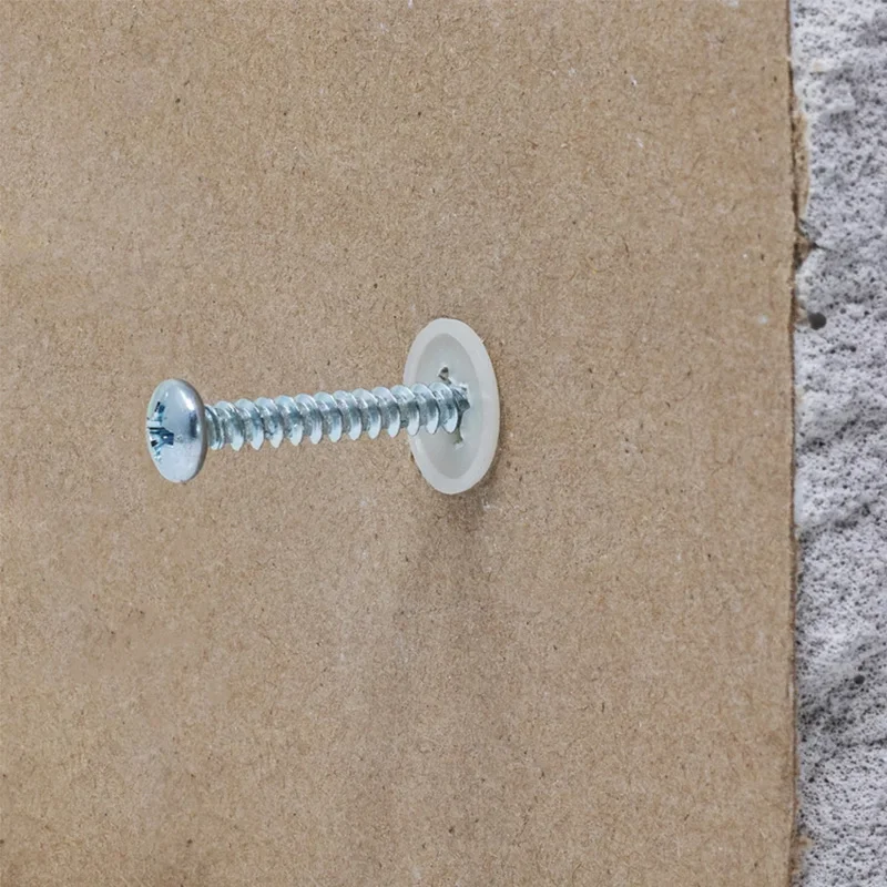 Drywall Nylon Ribbed Anchor with Self Tapping Screws Wall Nylon Drywall Bolt Plasterboard Plastic Nylon Anchor