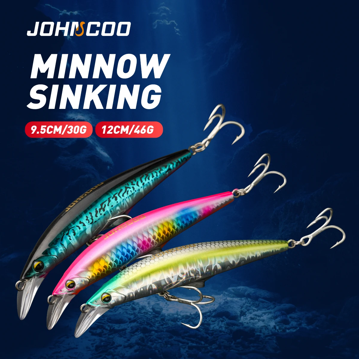Langwurf-Schwimmer 9,5cm 12cm Sinkender Jerkbait Angelköder Salzwasser Seebarsch Kunstköder Hochwertiger Köder