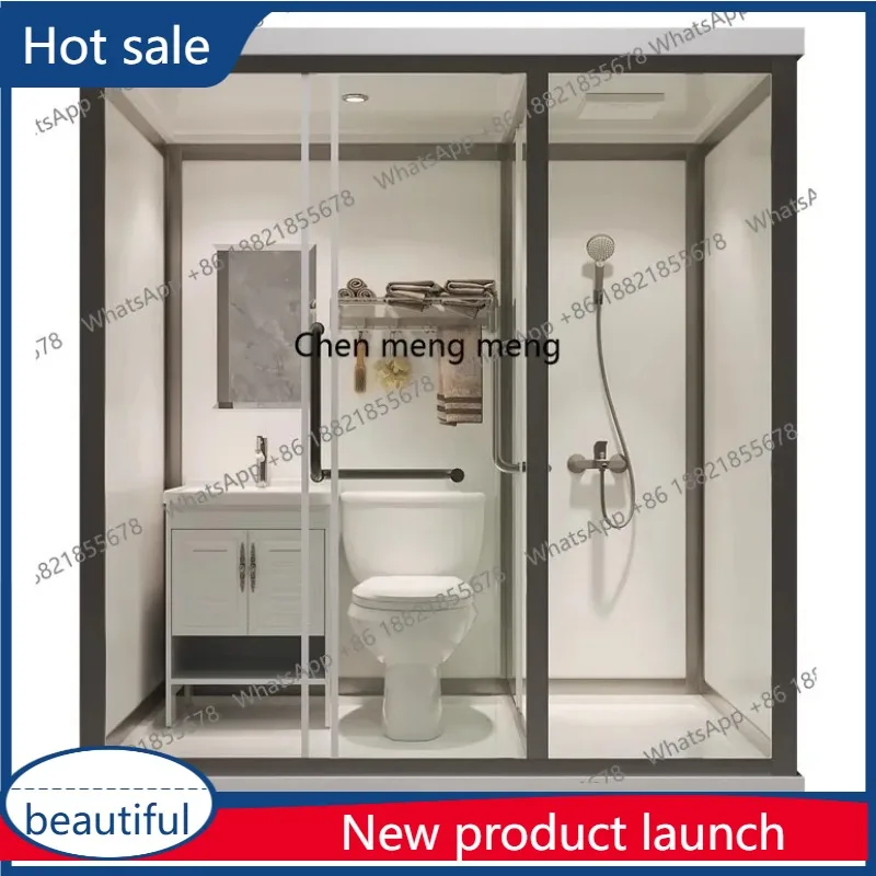 

A55 Встроенная душевая комната Встроенная ванная комната Бытовая ванная комната с отделением для сухой и влажной воды