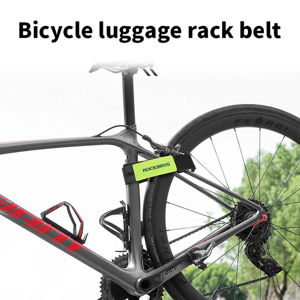 ROCKBROS Adjustable Outdoor Bundle Luggage Storage Accessory Convenient Multifunctional Strap Bicycle Velcro Anti-Slip Tie Rope