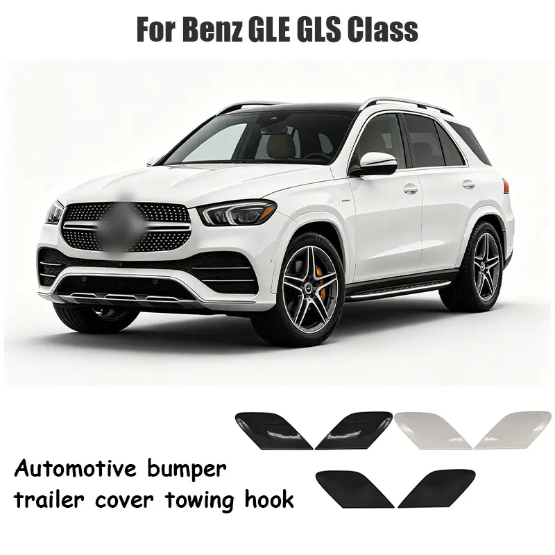 For BMW 7 Series F01 F02 730 740 750 760 2009-2015 Car Rear Bumper Tow Hook Cover Cap Black White Silver